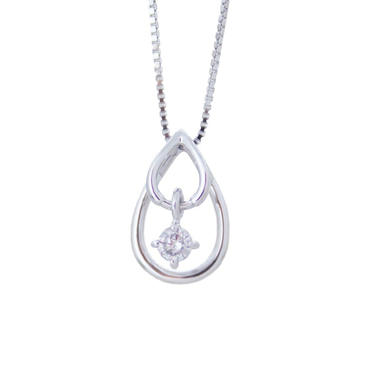 【夏SALE】ネックレス レディース K10WG ホワイトゴールド ダイヤモンド 0.05ct スイング ファッション ジュエリー アクセサリー ペンダント【送料無料】【SS5】【在庫あり】【ラッピング袋無料】【メッセージカード無料】【ギフト プレゼント】|ジュエリー時計通販Sweet tea time