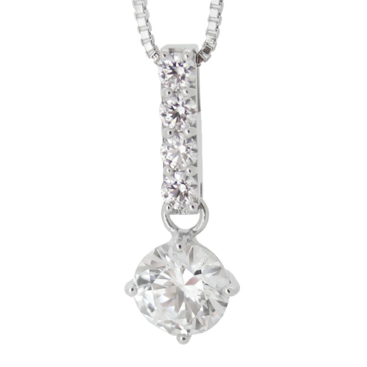 ネックレス レディース スーパーCZ シルバー ジュエリー アクセサリー ペンダント ネックレス シェリ Cheri close to me SN37-043【ギフト プレゼント】【ラッピング袋無料】【tri】｜ジュエリー時計通販Sweet tea time
