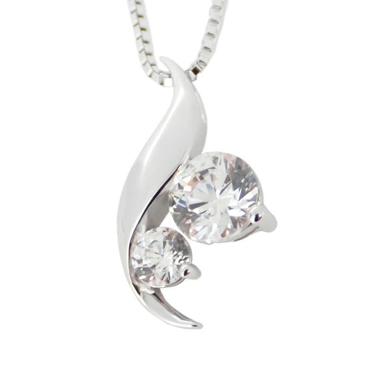 ネックレス レディース スーパーCZ シルバー ジュエリー アクセサリー ペンダント ネックレス シェリ Cheri close to me SN37-044【ギフト プレゼント】【ラッピング袋無料】【tri】｜ジュエリー時計通販Sweet tea time