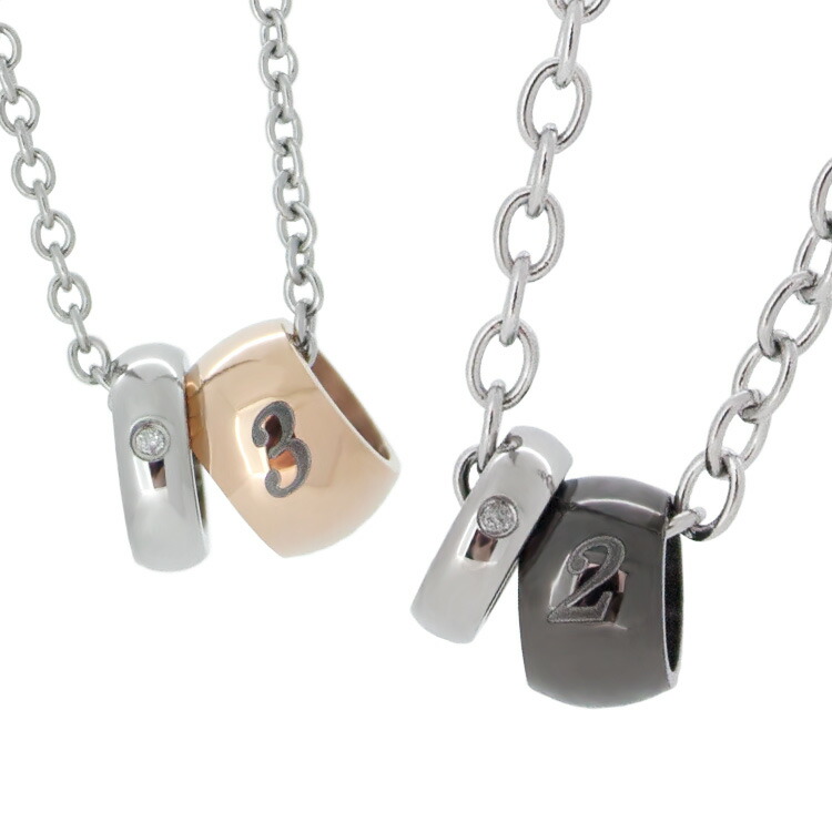 クロストゥーミー エスティー ペアネックレス ステンレス close to me st ダイヤモンド アクセサリー カップル ペア ペンダント ネックレス SN11-041 SN11-042 正規取扱店【新生活 卒業 入学 入社 ギフト プレゼント】【ラッピング袋無料】【tri】【5p5s】