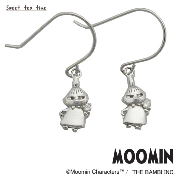 ピアス レディース ムーミン MOOMIN リトルミイ ゆらゆらダイヤ シルバー ジュエリー ピアス MLPSA0001【大人ムーミン】【ギフト プレゼント】【ラッピング袋無料】【bj】｜ジュエリー時計通販Sweet tea time 19,800円