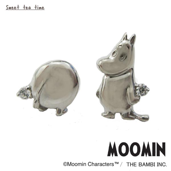 ピアス レディース ムーミン MOOMIN ムーミン＆おしり シルバー ジュエリー ピアス MLPSL0001【大人ムーミン】【ギフト プレゼント】【ラッピング袋無料】【bj】｜ジュエリー時計通販Sweet tea time