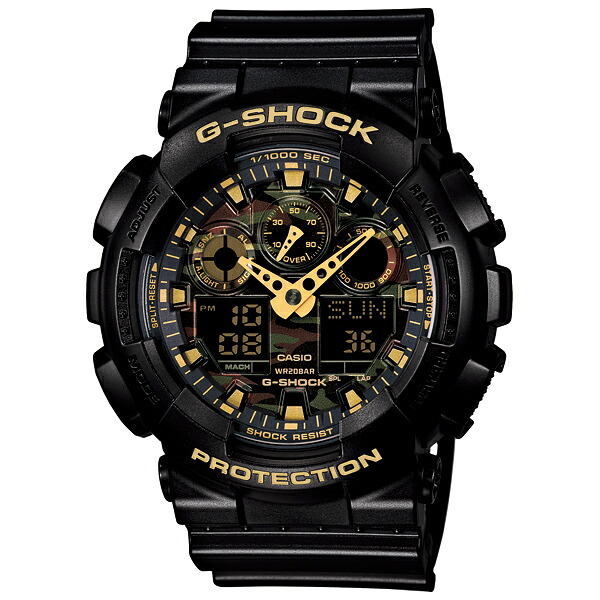 カシオ Gショック 腕時計 メンズ CASIO G-SHOCK ジーショック 時計 ウオッチ GA-100CF-1A9JF 国内正規品【送料無料】【ギフト プレゼント】【ラッピング袋無料】【20s】｜ジュエリー時計通販Sweet tea time