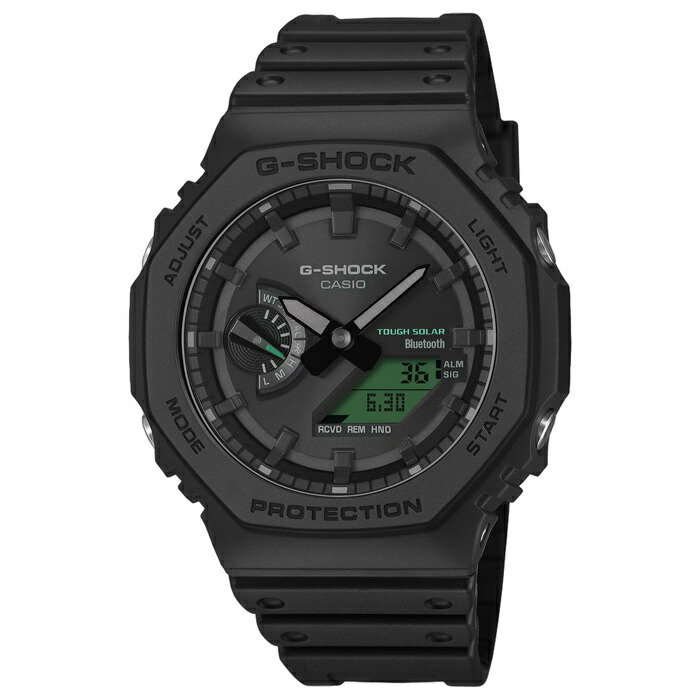 カシオ Gショック 腕時計 メンズ CASIO G-SHOCK ジーショック 時計 ウオッチ ソーラー Bluetooth モバイルリンク機能 BLACK AND ELECTRO GREEN GA-B2100BEG-1AJF 国内正規品【送料無料】【新生活 ギフト プレゼント】【ラッピング袋無料】【20s】【sp】