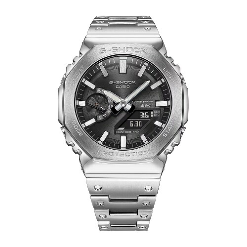カシオ Gショック 腕時計 メンズ CASIO G-SHOCK ジーショック 時計 ソーラー ウオッチ フルメタル GM-B2100SD-1AJF 国内正規品【送料無料】【新生活 ギフト プレゼント】【ラッピング袋無料】【10s】