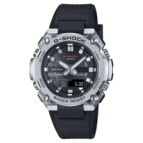 カシオ Gショック 腕時計 メンズ CASIO G-SHOCK ジーショック 時計 ウオッチ G-STEEL Bluetooth ソーラー ウォッチ GST-B600-1AJF 国内正規品【送料無料】【ギフト プレゼント】【ラッピング袋無料】【20s】｜ジュエリー時計通販Sweet tea time