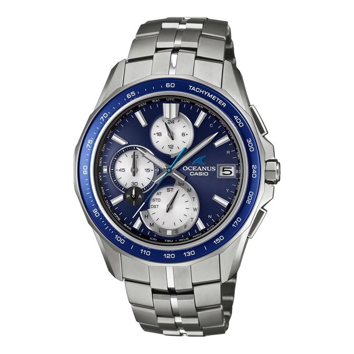 カシオ オシアナス 腕時計 メンズ CASIO OCEANUS 時計 ウオッチ Manta マンタ Bluetooth 電波ソーラー OCW-S7000F-2AJF 山形カシオ Made in Japan 国内正規品【ギフト プレゼント】【ラッピング袋無料】【20s】|ジュエリー時計通販Sweet tea time