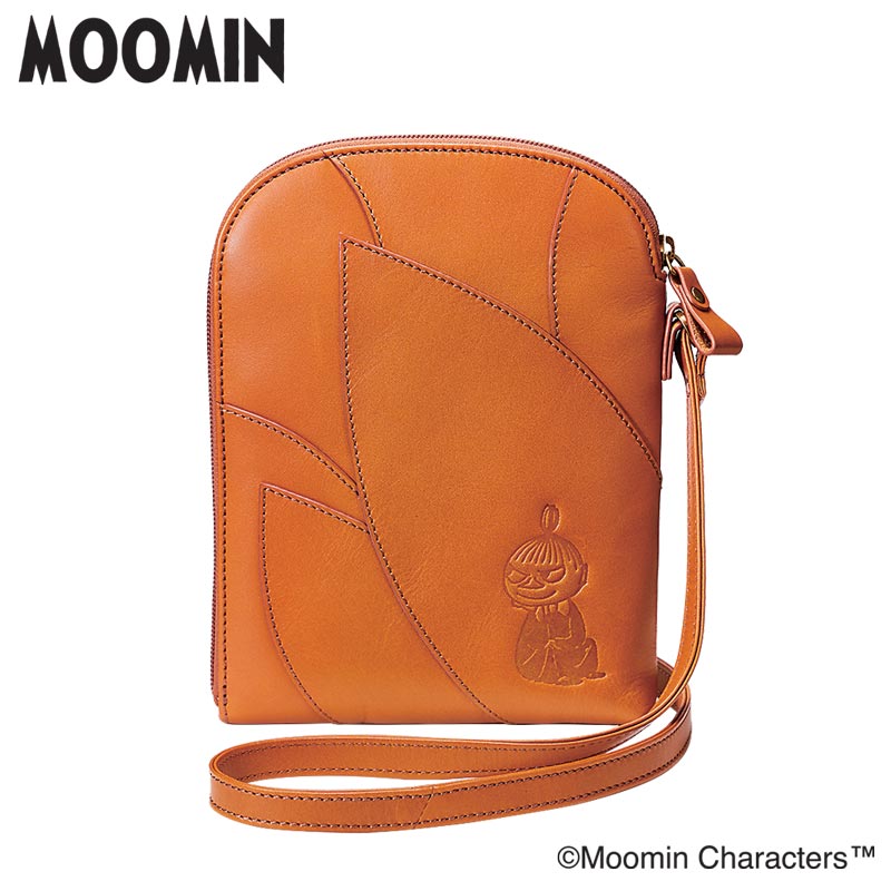ムーミン バッグ MOOMIN リトルミイ 高級ナチュラルレザーのミニポシェット iei-50782【新生活 ギフト プレゼント】