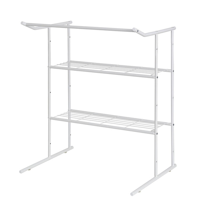 楽天市場】【公式】HEIAN SHINDO ハンガーパイプ付き押入れ収納棚 伸縮