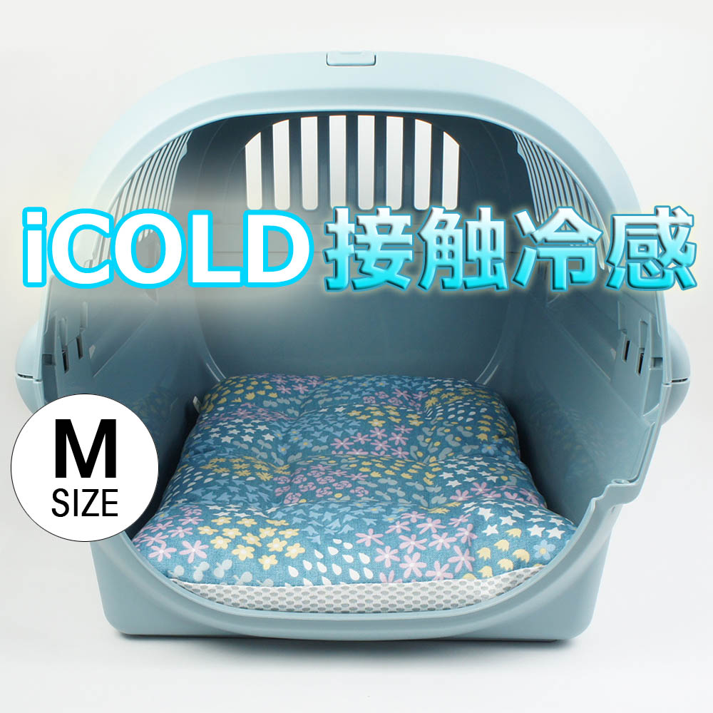 楽天市場】夏用 縁無しクッションベッド iCOLD 接触冷感 NINAクッカタルハ ブルー Mサイズ / ヘレンズ ペットベッド キャンピング ペット  クール クレートマット クレートクッション クレートベッド : Helen's ペットベッド