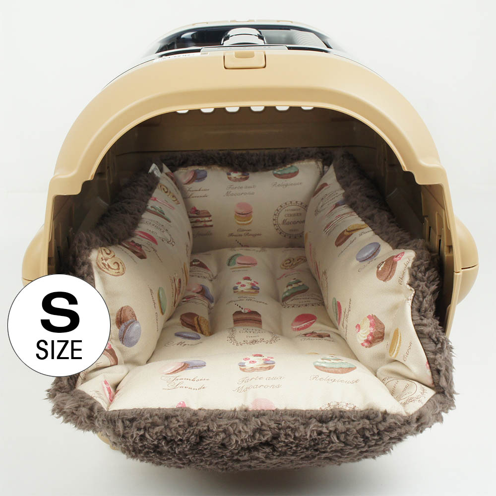 楽天市場】ペットが喜ぶ キャリー クッション ベッド マカロンベージュ