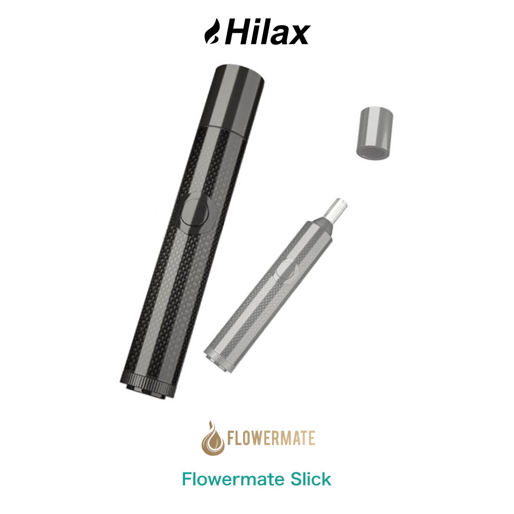 楽天市場 送料無料 Flowermate Slick Vaporizer フラワーメイト スリック ヴェポライザー 加熱式タバコ 電子タバコ 熱伝導 対流式 コンダクション ハイブリット バッテリー 電池 交換式 葉タバコ パイプ葉 シャグ ドライハーブ 用 スターターキット 本体 Hilax