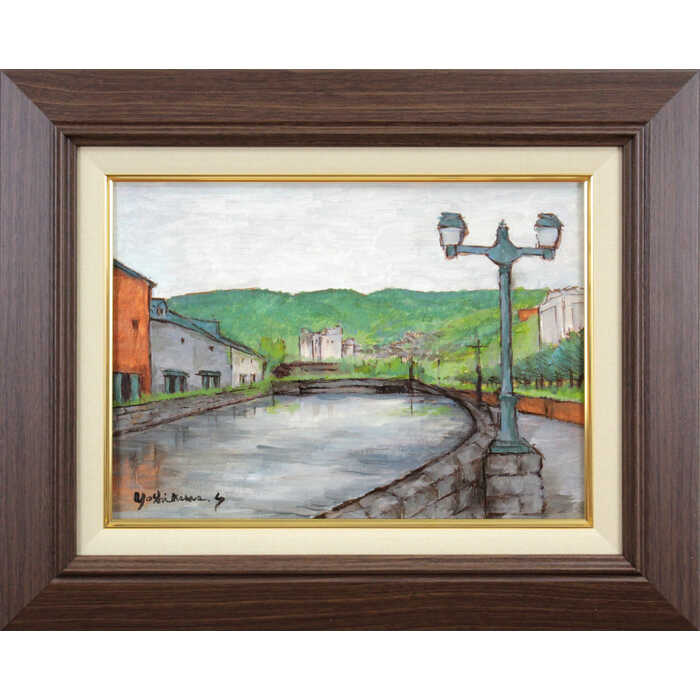 油絵　上高地　大正池　坂井保蔵（？）　油彩画 酒井芳元『風景』油彩画【真作保証】 絵画 - 北海道画廊 【公式通販】