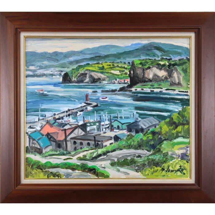 油絵・油彩画『月夜のオンフルール港』 楽天市場】絵画 東弘孝 油絵・油彩画 『月夜のオンフルール港
