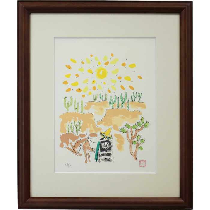 ［入手困難］油絵  国松登　「氷人」 国松 登 『氷人』 油彩画 - 北海道画廊