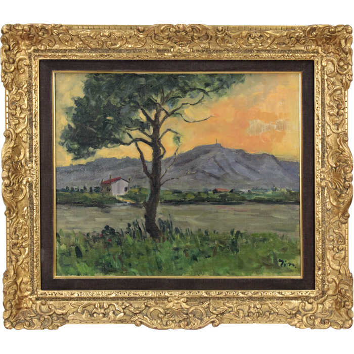 M.Ito 作者不明　伊東　伊藤　画家　油彩画　桃　静物画 伊藤仁「静物画（桃）」油絵・M6号 絵画買取・販売の小竹美術