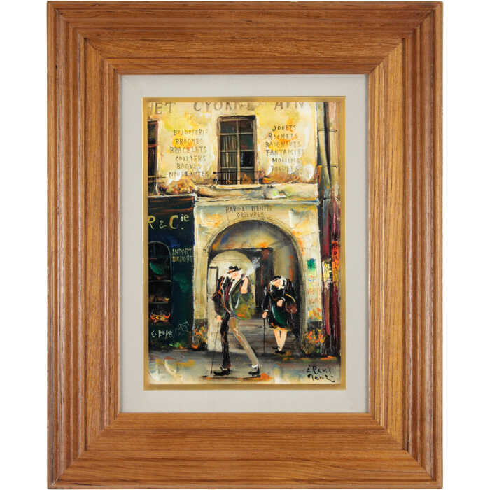 楽天市場】絵画 東弘孝 油絵・油彩画 『月夜のオンフルール港