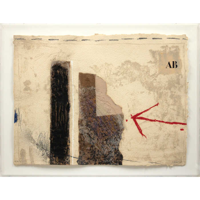 絵画 ジェームス・コワニャール カーボランダム 『無題』 抽象 明るい 美術品 アート|北海道画廊 店