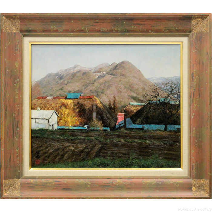 楽天市場】佐藤 忠彦「山村春映（山口県）」油絵・P8号 「一枚の繪」で