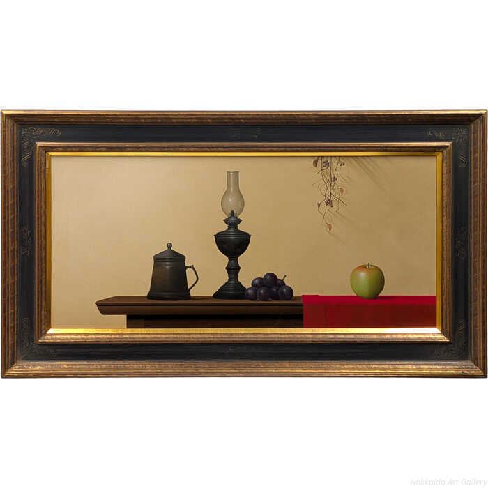 大竹山規 油絵・油彩画 『卓上の静物』 一点物 絵画｜北海道画廊 店