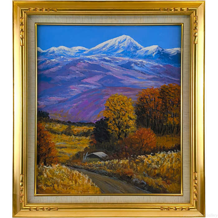 楽天市場】駒井敬三郎 「 南会津 」 油絵 ・ 油彩画 SM サムホール