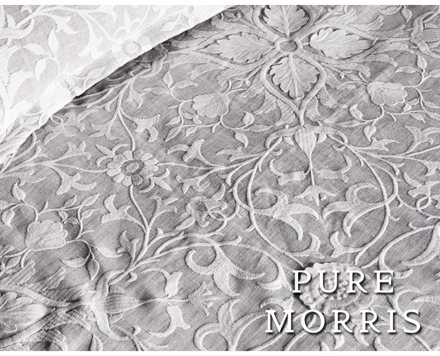 楽天市場 Pure Morrisピュア ネットシーリングアップリケ Pure Net Ceiling Applique ピュアモリス 輸入ファブリック イギリス製 1m単位カット販売可 Homes Interior Gift