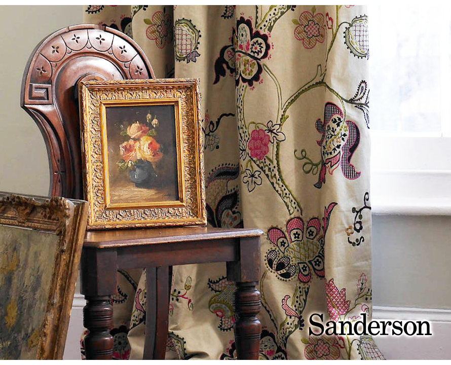 楽天市場】Sandersonエッチング & ローズ Etchings & Roses送料無料