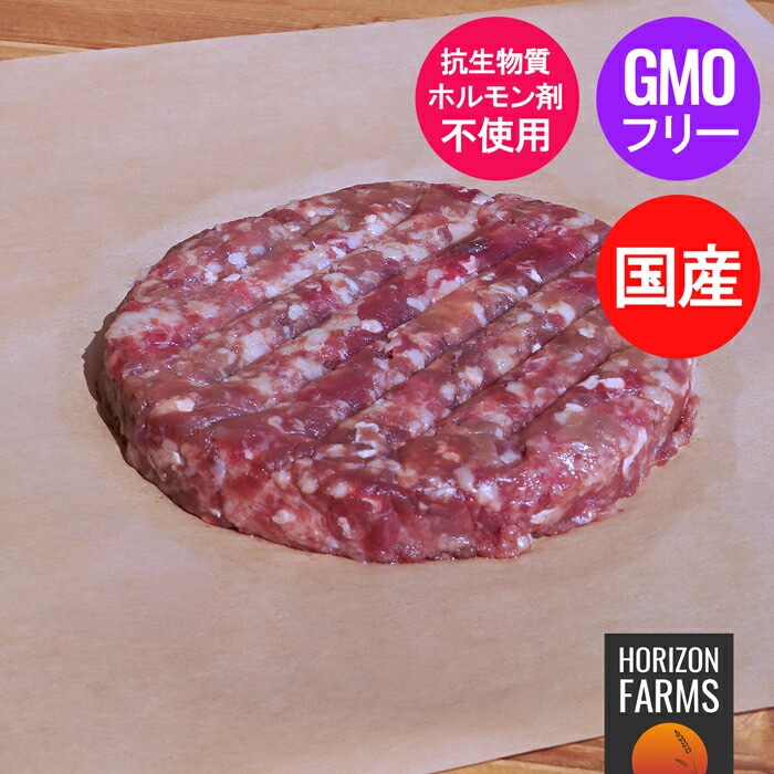 放牧 和牛 ハンバーガー パティ 国産 遺伝子組換え不使用 1枚 (100g) 冷凍 赤身 国産牛 ホルモン剤不使用 抗生物質不使用 ホルモンフリー バーガーパテ 最高品質