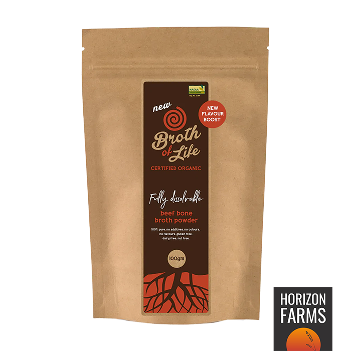 HORIZON FARMSボーンブロス パウダー100g× 2袋 グラスフェッド Amazon.co.jp: HORIZON FARMS 無添加 保存料不使用 グラス