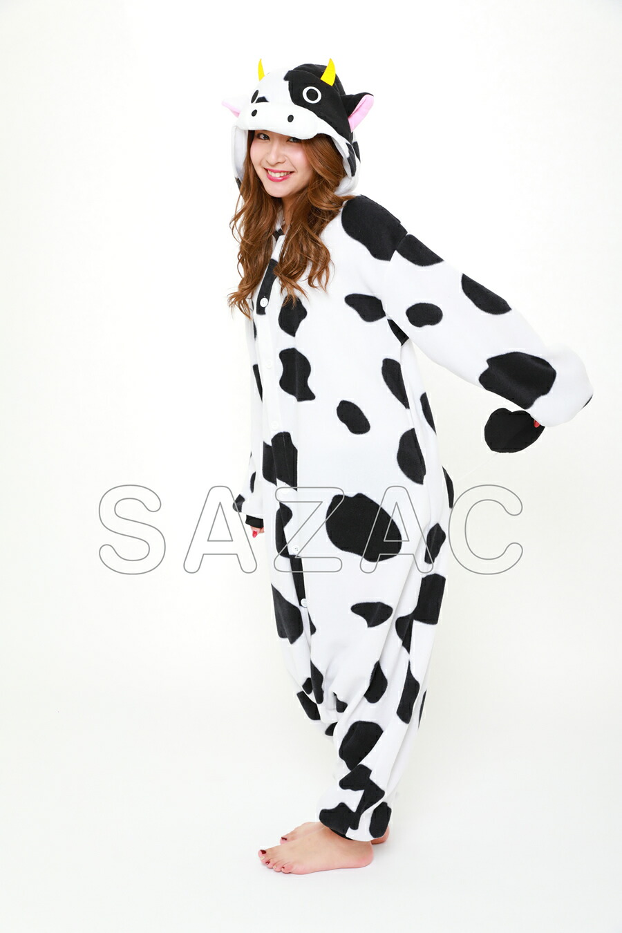 楽天市場 着ぐるみ ウシ フリース アニマル Sazac コスプレ 仮装 Hrco