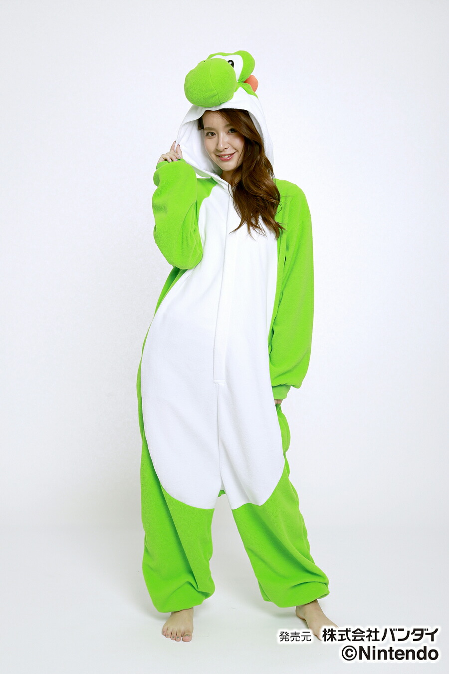 楽天市場 着ぐるみ ヨッシー フリース Sazac コスプレ パーティー衣装 スーパーマリオブラザーズ Hrco