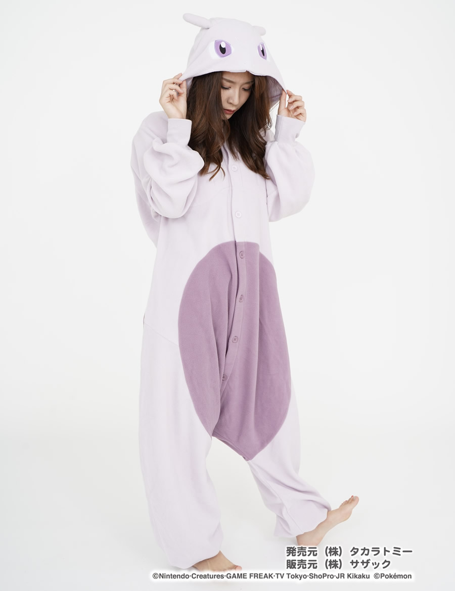楽天市場 着ぐるみ ポケットモンスター ミュウツー Tmy 087 フリース Sazac パジャマ Hrco
