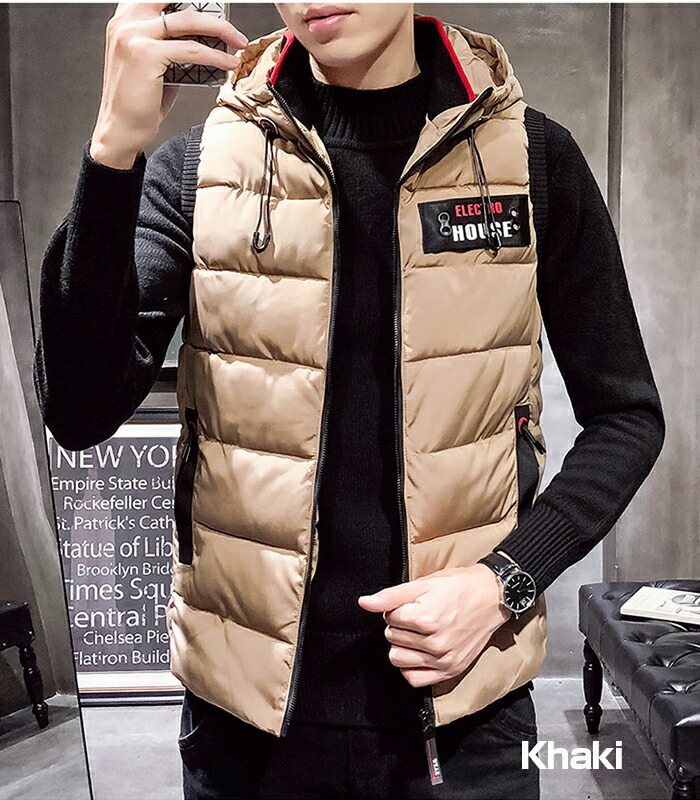楽天市場 ダウンベスト メンズ 男女共通 ジレベスト メンズ ミリタリーベスト メンズベスト 中綿 ミリタリーメンズ ポケットベストノースリーブパーカー メンズ 冬ベスト中綿入れベスト 春 秋 冬物 Ice Cream