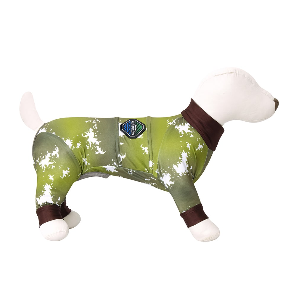 21年春夏モデル サイズ 犬服 ドッグウェア アウトドア ドッグウェア グリーンシーズン ドッグラン トレッキング 雪遊び 犬用カバースーツ 犬用品 耐久撥水加工 Alphaicon フルドッグガード サイズ ｓ アイコンズ スーパーストア