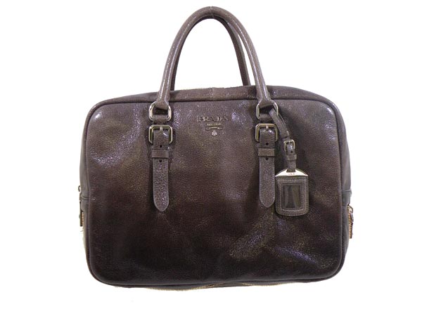 Import Collection Bl0517 Qmh F0cdc00 Gray Leather Handbags Prada Bl0517 Qmh F0cdc00 Gray Leather Handbags Prada Bags Very Las Commuter For Back 2017