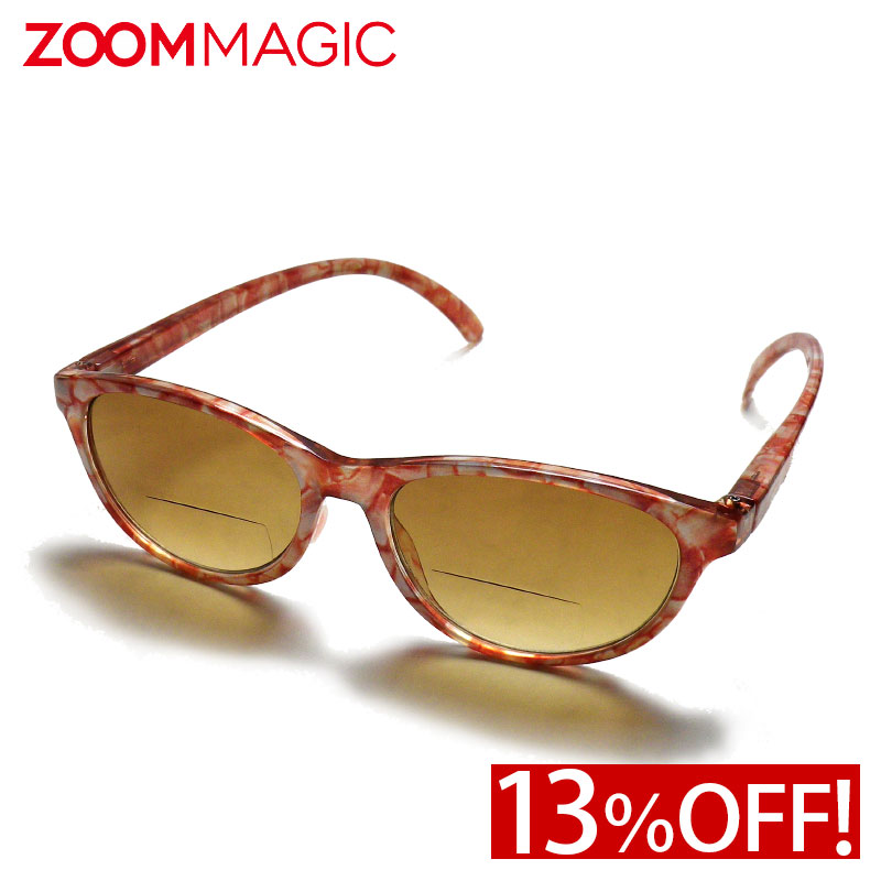 全品ポイント2倍 Zoom Magic 遠近両用 老眼鏡 サングラス 度数1 5 オレンジ シニアグラス ブラウンレンズ リーディンググラス おしゃれ 老眼鏡 男性 女性 1ページ ｇランキング