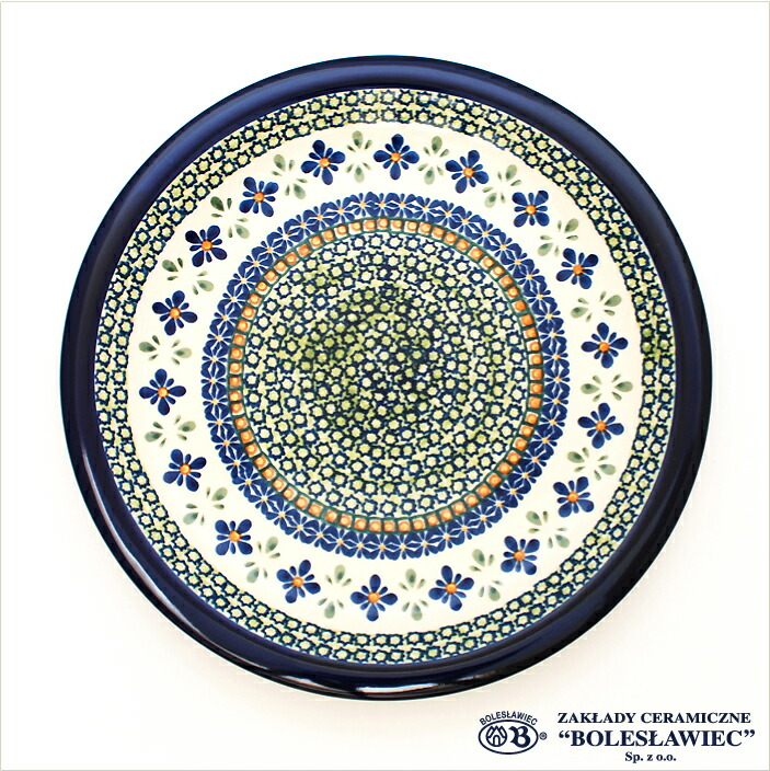 [Zaklady Ceramiczne Boleslawiec/ザクワディ ボレスワヴィエツ陶器]プレート27cm(平皿)-du60 ポーリッシュポタリー ポーランド陶器