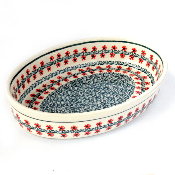Zaklady Ceramiczne Boleslawiec ザクワディ ボレスワヴィエツ陶器 グラタン皿 オーバル 1168 焼成の際に陶器の裏側底面に細かな掠れや凹 Volleybalcluboegstgeest Nl