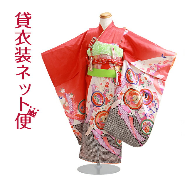 松田聖子さんブランド　7歳用七五三着物セット 楽天市場】七五三 着物 7歳 フルセット レンタル 女の子 松田