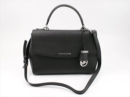 『特別企画5日朝マデMAX2000円OFFクーポンあり+point10倍』マイケルコース MICHAEL KORS ハンドバッグ 30T5SAVS3L BLACK【あす楽対応_関東】【Luxury Brand Selection】