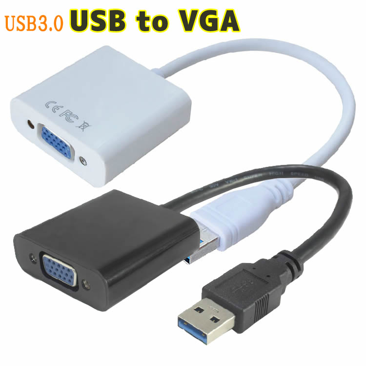 楽天市場 Usb3 0ケーブル Vgaケーブル Usb3 0 Vga変換 アダプタ Usb 3 0 To Vga 変換 アダプター マルチディスプレイ 最大6台まで接続可能 拡張ケーブル イトー商店