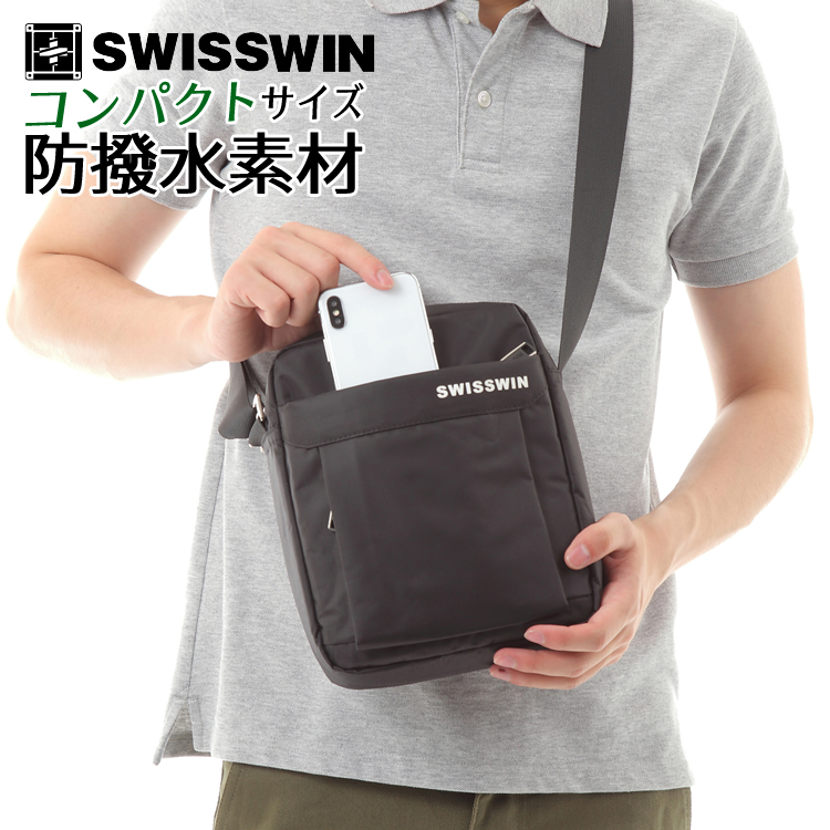 楽天市場 Swisswin ショルダーバッグ メッセンジャーバッグ ビジネスバッグ メンズ 斜めがけ 軽い ショルダー出張 メンズバッグ レディース ショルダーバッグ 斜めがけバッグ メおしゃれ 通勤 鞄 防水 Sw5052v イトー商店