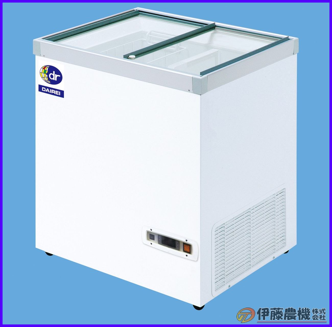 \u003cBR\u003eダイレイ 超冷ややかさ凍る陳列場 HFG-140e 庫内熱度 -50℃ 静電容量133L 【法人様押さえる/代引不可/DAIREI】