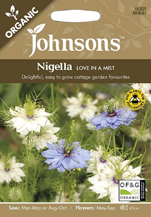 楽天市場 輸入種子 Johnsons Seeds Organic Nigella Love In A Mist オーガニック ニゲラ ラブ イン ア ミスト ジョンソンズシード Ivy