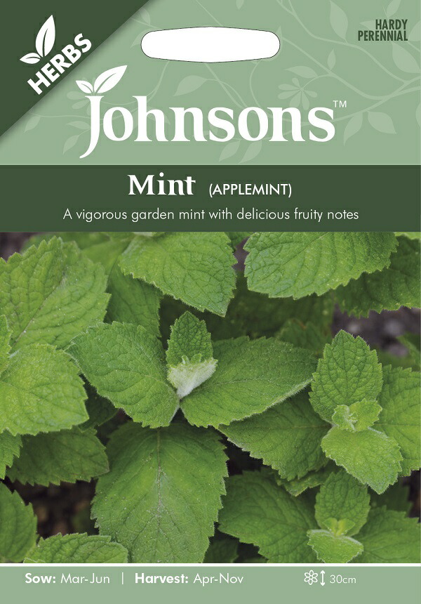 楽天市場 輸入種子 Johnsons Seeds Herbs Mint Applemint ハーブス ミント アップルミント ジョンソンズシード Ivy