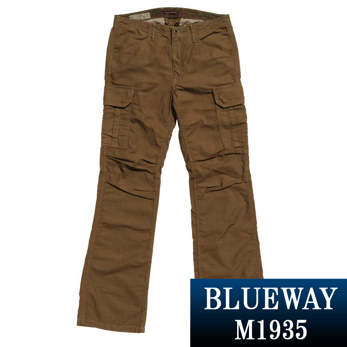 楽天市場 ブーツカット Blueway バックサテン ブーツカット カーゴパンツ ライトブラウン M1935 51 ブルーウェイ フレア メンズ 裾上げ J Kura じんくら