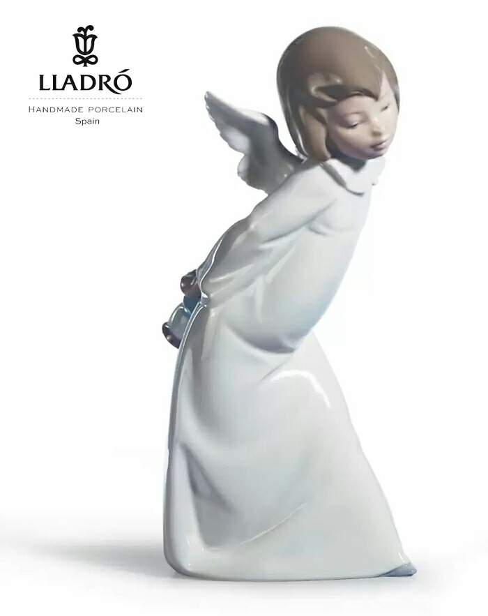 楽天市場】リヤドロ 可愛いフルート 天使 置物 01004540 LLADRO