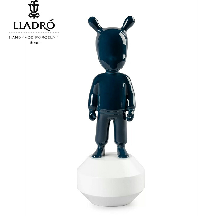 The Dark Blue Guest 小 LLADRO リヤドロ ダークブルー 紺色 ゲスト 置物 オブジェ インテリア 人形 磁器 おしゃれ かわいい スペイン プレゼント 玄関 お祝い 新築 開業 癒し リビング 寝室 事務所 オフィス 【正規品】 01007750