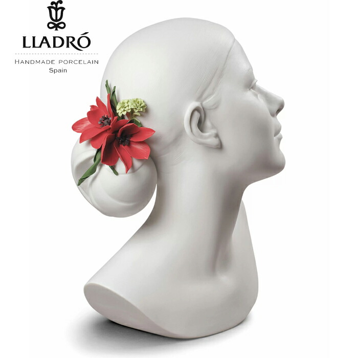 楽天市場】リヤドロ フラワーベース 花 ブルー 花器 花瓶 置物