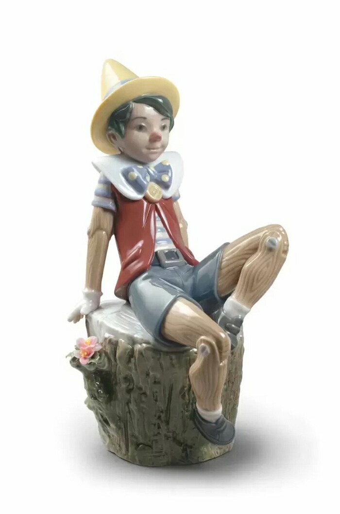 【9/1から値上げ】ピノキオ LLADRO リヤドロ 童話 置物 オブジェ インテリア 人形 磁器 かわいい おしゃれ スペイン プレゼント 玄関 お祝い 新築 開業 癒し リビング 寝室 事務所 オフィス 【正規品】 01009274｜ジュエリー　うらら 61,710円